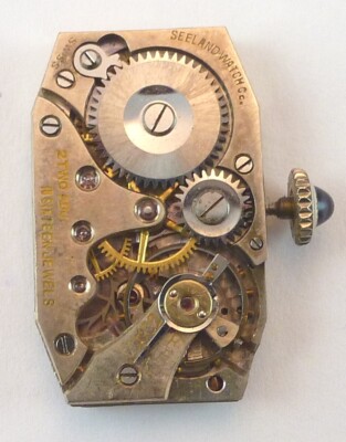 Vintage Seeland Watch Co LDS Mechanical Wristwatch Movement   Parts  Rep G2U