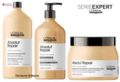 L'oreal Serie Expert Absolut Repair Gold Regenerierendes Shampoo/ Conditioner/ Maske
