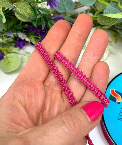 6mm scrolled gimp braid trim narrow upholstery trim doll house sewing light thin - Picture 23 of 77