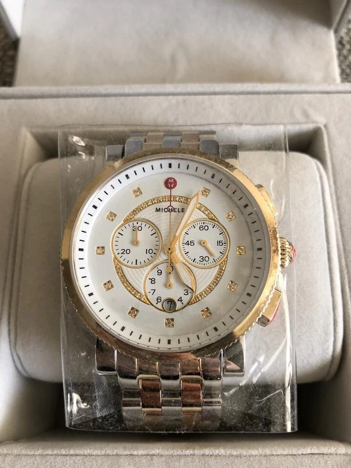 Michele sport deals sail diamond watch