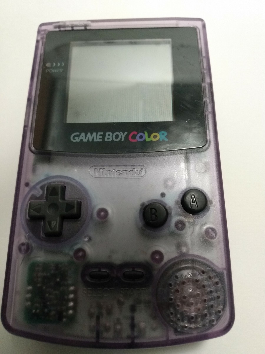 1998 Nintendo GameBoy Color Clear CGB-001 Made in Japan Non