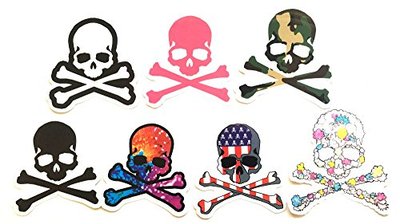 MMJ Mastermind Japan Skull Logo Skateboard Car Laptop Luggage Decal Stickers Set