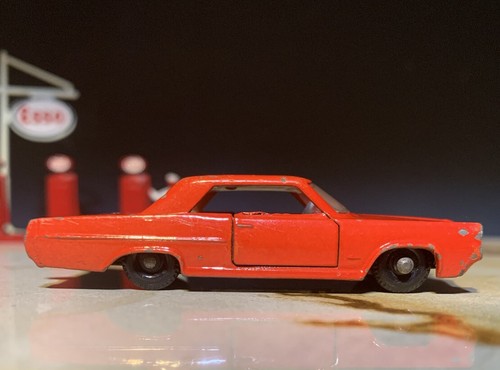 LESNEY PONTIAC GP SPORTS Matchbox Series No 22 1:64 ORANGE1965-1970 BLACK WHEELS - Picture 7 of 9