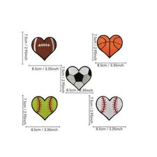 Love Sports Baseball Outdoor Embroidery Iron-on Patch select style