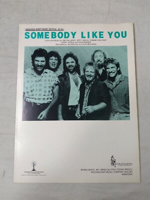 1986 Somebody Like You 38 Special Vintage Sheet Music