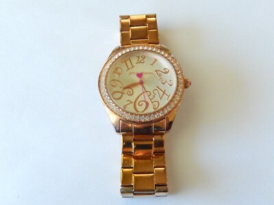 Betsey johnson gold watch hotsell