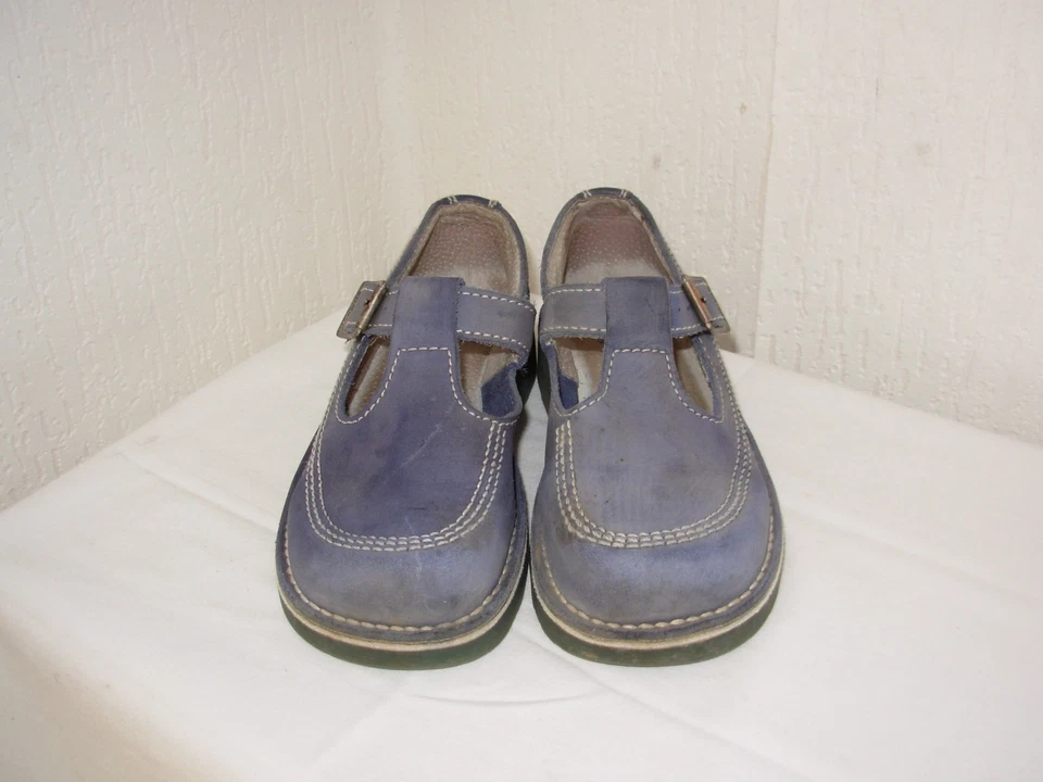 KICKERS Zapatos / Bebés De Nubuck Azul T.32/33 (talla 32) - Imagen 3 de 4