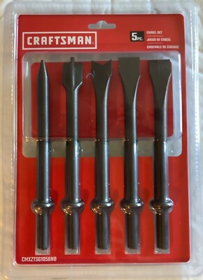 Craftsman CMXZTSG1056NB 5-pc Chisel Set Factory Sealed New