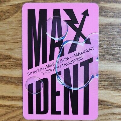 Changbin Official Photocard Stray Kids Mini Album Maxident Changbin Official Photocard Stray Kids Mini Album Maxident