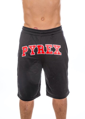 PYREX - PANTALONCINO UOMO SHORT - 19EPB40038 - BLACK/RED | eBay