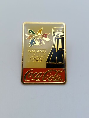 Coca-Cola 1998 Vintage Enamel Pin Nagano Olympics | eBay