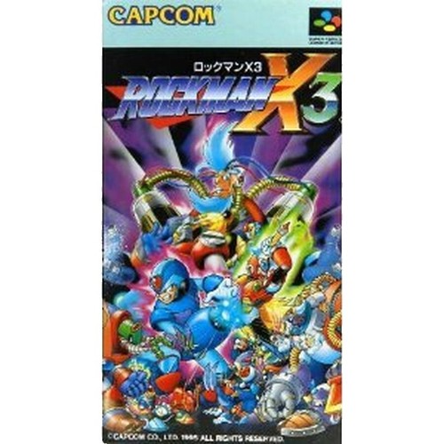 Lot Rockman X, X2, X3 – Super Famicom, Capcom, état Correct