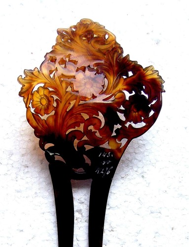 ANTIQUE HAIR COMB -  NO US IMPORT FEES - Foto 15 di 21
