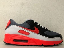 Nike By You Air Max 90 Infrared Black White FZ3984-900 Men's Size 10.5