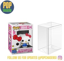 Funko POP! Sanrio: Hello Kitty - Clásico Hello Kitty #28 con Protector Pop