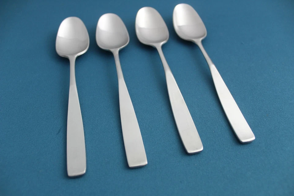 4 cucharaditas toalla acolchada BEDFORD acero inoxidable satinado Holanda uso ligero 6 1/8" Foto 2 de 4