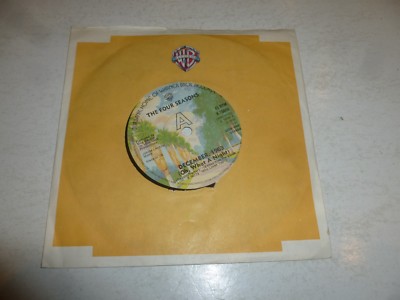 THE FOUR SEASONS - December, 1963 (Oh, What A Night) - 1975 UK solid centre..