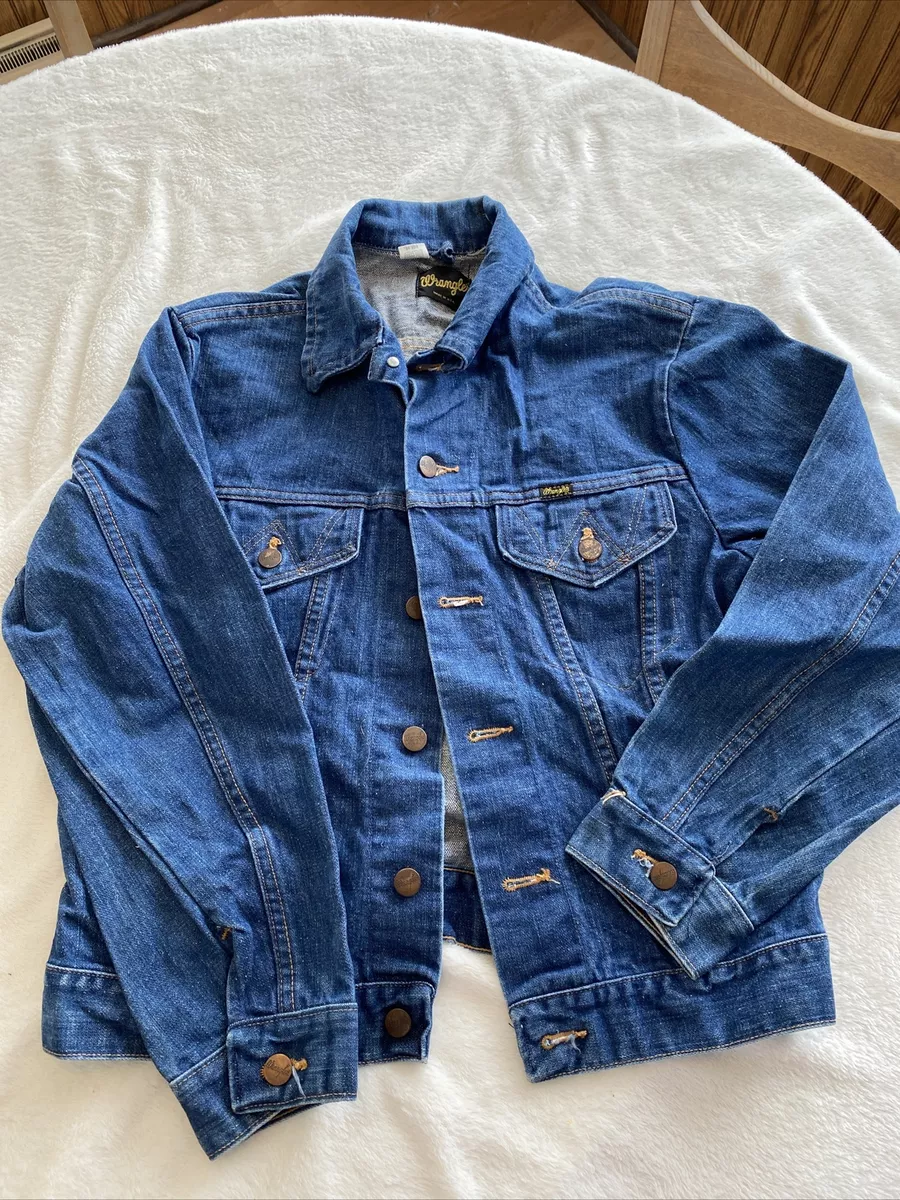 men’s Wrangler Jean jacket size 40 Vintage Made in USA