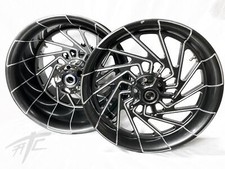 GSXR STOCK SIZE KINGSPORT GREY CONTRAST MAYHEM WHEELS 01-08 SUZUKI GSXR 1000