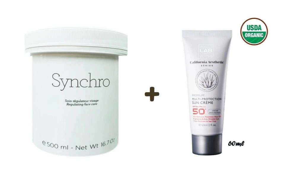 كريم التزامن الوراثي 500 مل + Innolab Sun Cream 60ml حدث خاص !!!