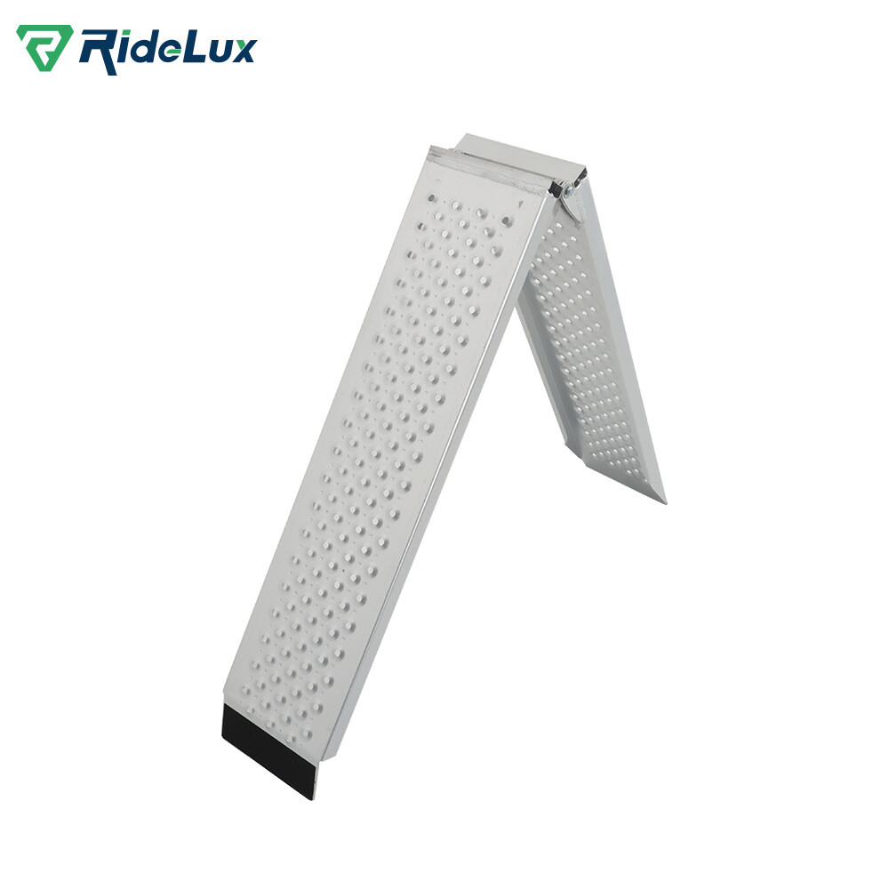 Motorcycle Aluminum Folding Loading Ramp 600 lbs ATV UTV Tractors Quads 76"×8.3"
