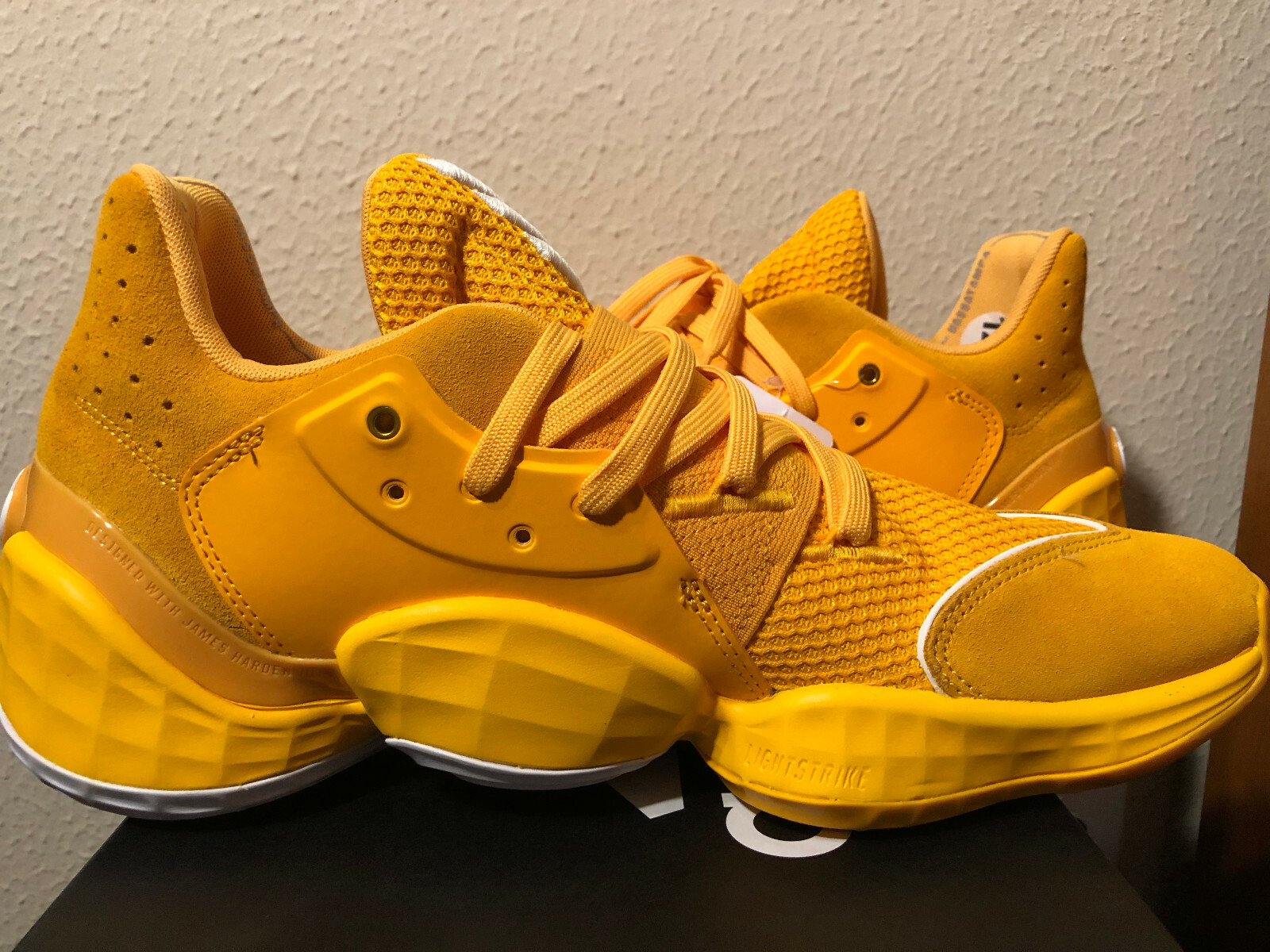 Size 12.5 - adidas Harden Vol. 4 Yellow 