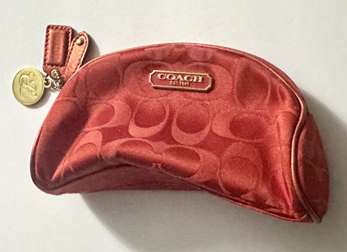 Coach Cosmetic Bag Limited Edition Estee Lauder Red