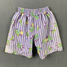 Vintage Fruit Of The Loom Shirts Girls Kids Size 7 Cotton Floral All Over Print