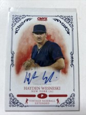 2022 Onyx VTG Hayden Wesneski-Auto-RC-Rookie-Vintage-Chicago Cubs-sharp