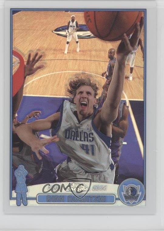 2003-04 Topps Chrome Refractor Dirk Nowitzki #41 HOF 0f6a