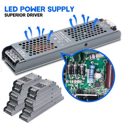 DC 12V 24V  LED Trafo Netzteil Schaltnetzteil Adapter Power Supply LED Streifen