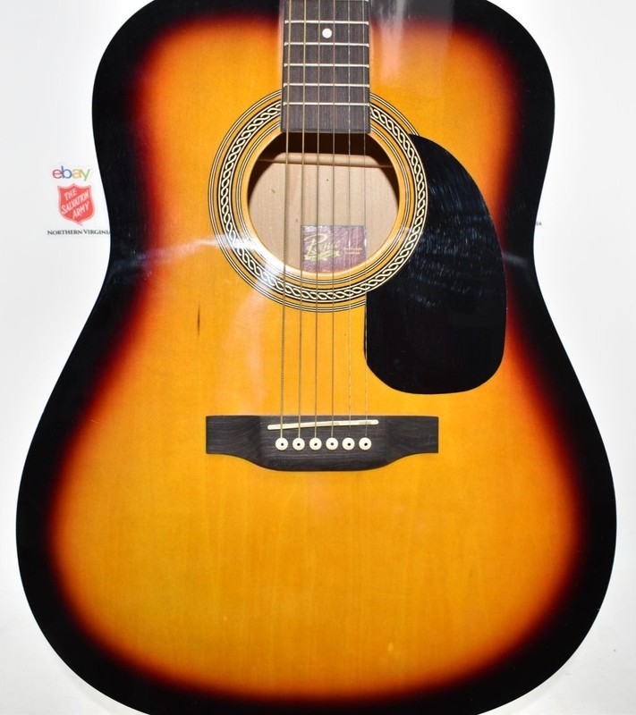 Rogue Dreadnought Acoustic Guitar RA090-SN Sunburst Finish