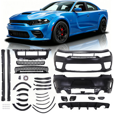 Now For 2015 - 2023 Dodge Charger Widebody Kit Front and Rear Bumper Set