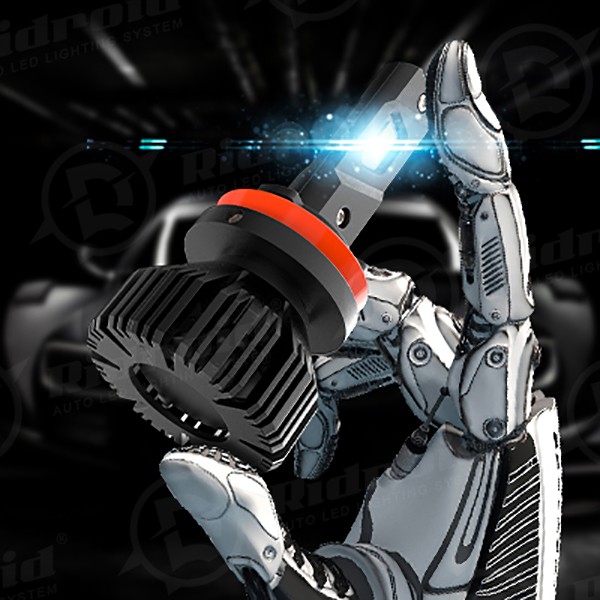 RIDROID LED Headlight Bulbs Conversion Kit 9005 H11 High Low Beam with canbus