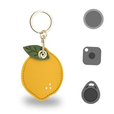 Universal Smart Tag Holder Fit for Tile Mate, AirTag, Galaxy SmartTag, Lemon
