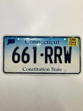 Connecticut Constitution State License Plate Expired Souvenir Art Decor