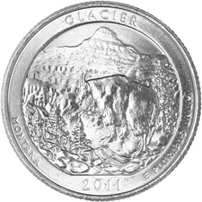 2011 D Parks Quarter ATB Glacier National Park BU CN-Clad