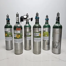 Oxygen Tank Lot of 6 Empty UN 1072