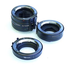 Kenko Automatic Extension Tube Set for Minolta MD Manual Focus - NEW