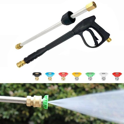 #ad #ad High Pressure 5800PSI Car Power Washer Gun Spray Wand Lance Nozzle Kit $15.99