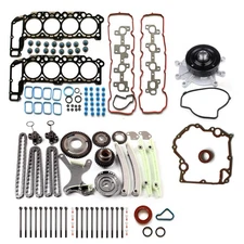 Fits 02-04 Dodge Ram 1500 ST 4.7 Head Gasket Set Timing Chain Kit Oil Pan Gasket