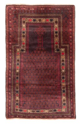 Traditional Vintage Hand-Knotted Area Rug 2'11'' x 5'0'' Oriental Wool Carpet