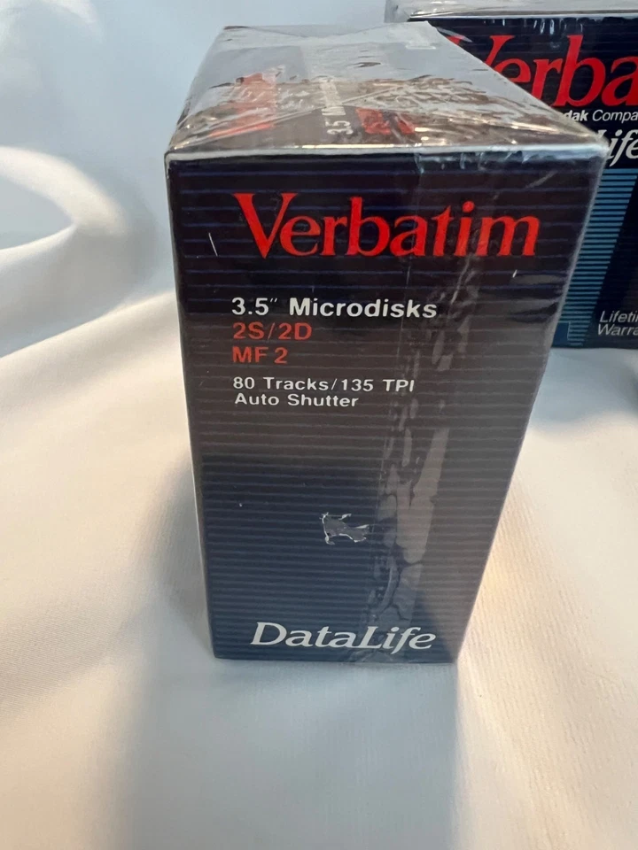 Verbatim 3.5" DataLife Microdisks 2S 2D MF 2 Double-Sided 80 Tracks 135 TPI Auto - Image 2 of 4
