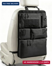 One-Piece Universal Car Seat Back Organizer with Tissue Water Bottle Bag Tac