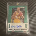 2024-25 Prizm Deca Kareem Abdul-Jabbar Signatures Green Shimmer FOTL Auto,#12/15