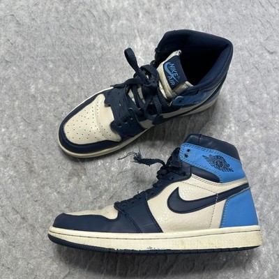 Nike Air Jordan 1 Retro OG High Obsidian UNC 2019 555088 140 Mens Size 8.5