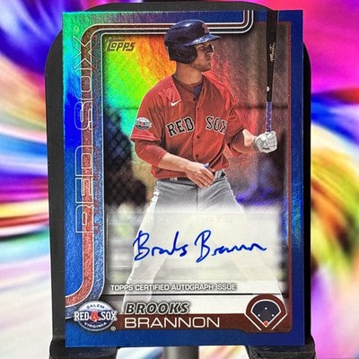 2025 Topps Pro Debut Baseball Brooks Brannon Blue Auto /150