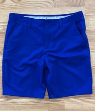 Under Armour Youth Boys Blue Golf Chino Performance Pocket Shorts w Pockets - XL
