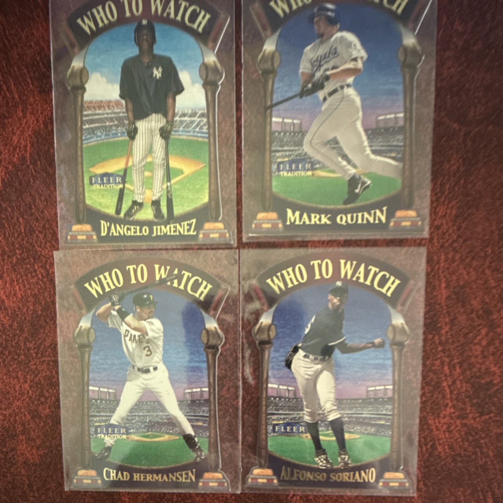много карт Fleer Tradition Who To