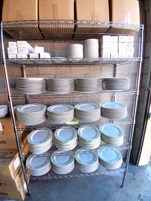 (220+) Bernardaud Frivole Plates - Limoges France WYNN Hotel Vegas Pick-Up